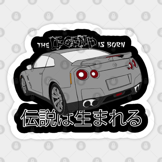 GTR the LEGEND Sticker by Shamaloka